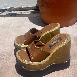 Demonia - Vintage platform slides, early 2000s | Size 6 / EU 37
